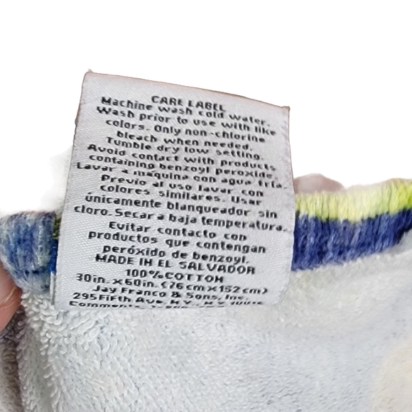 Disney Pixar Toy Story 3 Vintage Beach Pool Graphic Oversized Towl - Picture 9 of 15